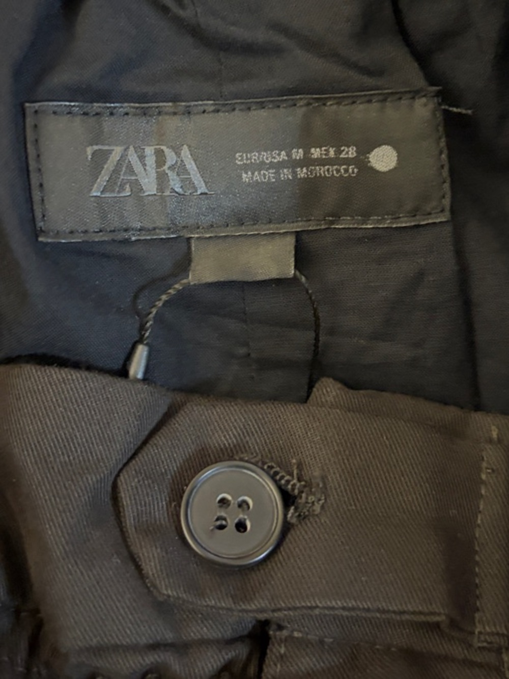 Zara Black Paperbag Bubble Skort - Picture 7 of 13